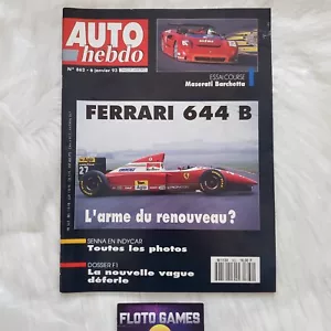 Hebdo Auto Magazin - 862 - Ferrari 644 B Senna F1 - 1993 - Auto - Floto Games - Bild 1 von 2
