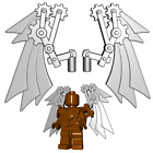 Maßgeschneiderte Steampunk-Flügel für Minifiguren (Paar) - wählen Sie Ihre Farbe! NEU