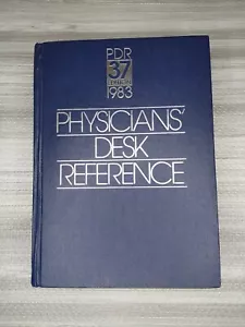 1983 PHYSICIANS DESK REFERENCE PDR 37 EDITION ILLUSTRATED IN GOOD CONDITION - Imagen 1 de 12