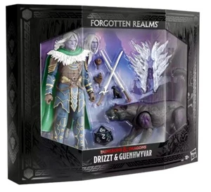 DUNGEONS & DRAGONS FORGOTTEN REALMS D&D 6" DRIZZT & GUENHWYVAR 1:12 FIGURE MISB - Picture 1 of 10