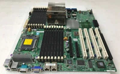 Supermicro H8DME-2 Dual Socket Server Motherboard W/ SNK-P0023P Socket F - Image 1 of 2