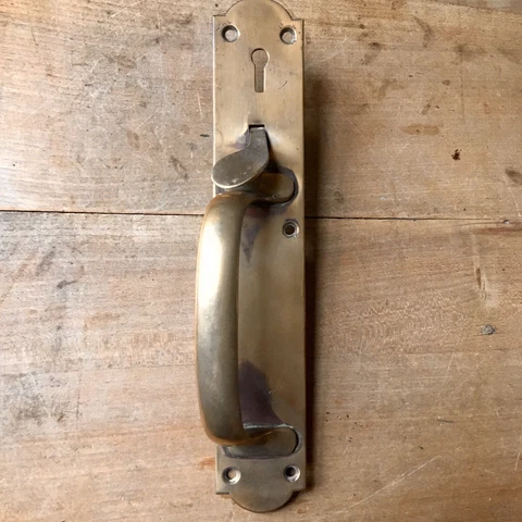 Antique Thumb Latch Door Gate Handle Brass Gibbons Wolverhampton 11” Cover