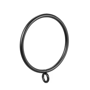 24 Pcs Metal Curtain Rings Hanging Hooks for Curtains Rods Pole with Eyes 55mm - Picture 1 of 3