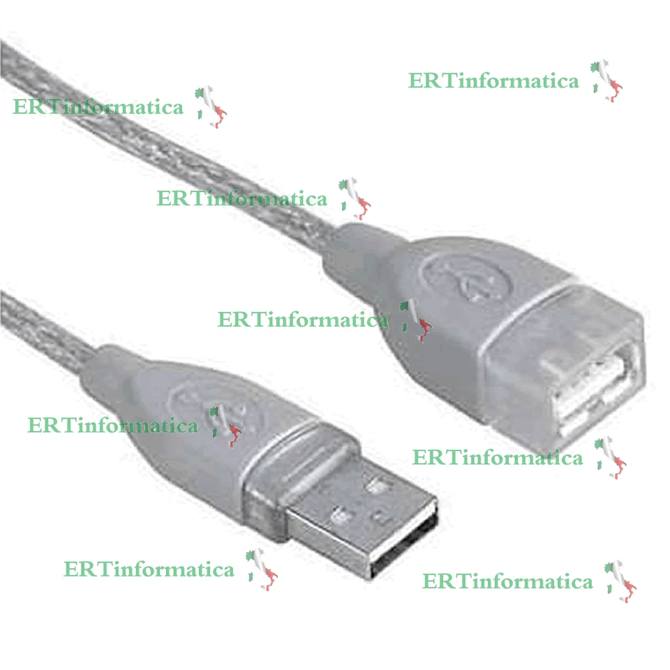 CAVO PROLUNGA USB TIPO A/A 1,8 m METRI USB 2.0 - Immagine 1 di 1