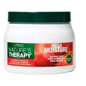 L'OREAL NATURE'S THERAPY MEGA MOISTURE NURTURING HAIR CREME LOREAL Cream 16 oz - Picture 1 of 1