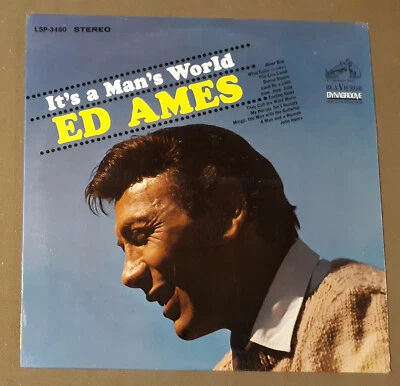 SEALED Ed Ames It's A Man's World by RCA Records 33rpm VINYL LP shrinkwrapped - Image 1 of 2