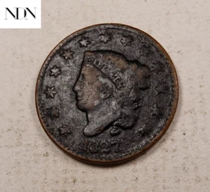 Centavo grande cabeza de corona 1827 - #LC219 - Imagen 1 de 3
