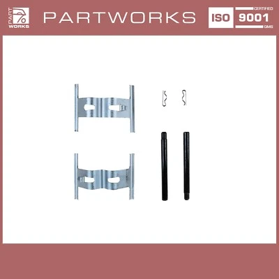 PARTWORKS Haltestift + Federblech Bremsbelag für PORSCHE 996 997 986 987 VORNE HINTEN