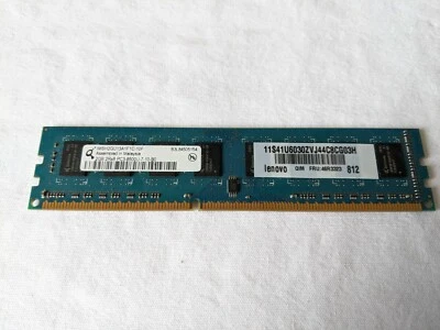 Qimonda IMSH2GU13A1F1C 2GB RAM Module, PC3-10600 (DDR3-1333), DIMM 240-pin - Image 1 of 2