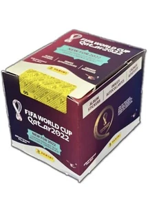 2022 Panini Coppa del Mondo Calcio Sigillata in fabbrica confezione da 50 adesivi - Foto 1 di 3