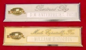 DUSTER - PLACA DE TABLERO GRABADA PERSONALIZADA - Imagen 1 de 1