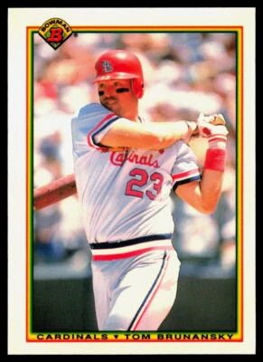 Tom Brunansky 1990 Bowman #202 Tiffany - Image 1 of 2