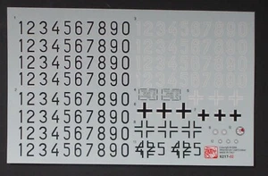 DRAGON 1/35 Scale Sd.KFZ. 251/21 "DRILLING" - Decal Sheet 1 from Kit No. 6217 - Picture 1 of 1