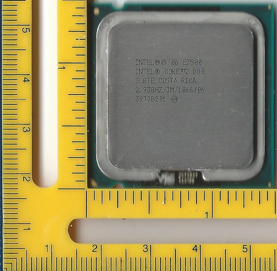 Intel® Core™2 Duo Processor E7500 3M Cache, 2.93 GHz, 1066 MHz FSB - Image 1 of 1