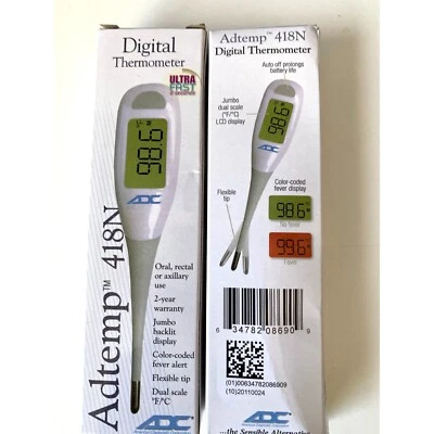 Termómetro Digital Termómetro Digital Adtemp 418N Ultra Rápido Nuevo 2 piezas Foto 1 de 2