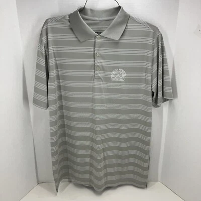 Polo de golf Nike Dri-Fit. Hombre Talla L. Plateado Foto 1 de 4