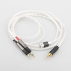 2.5mm/3.5mm/4.4mm Balanced 8 Cores Silver Plated Headphone Cable for ATH-R70X 
