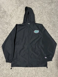 Men’s Champion Windbreaker Full Zip Black Medium Florida Gators - Picture 1 of 6