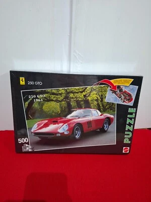 Nuovo Puzzle vintage FERRARI 250 GTO 1964 - MATTEL #53598 - 500 pezzi - Immagine 1 di 4