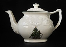 Cuthbertson Dickens Embossed Original Christmas Tree Teapot