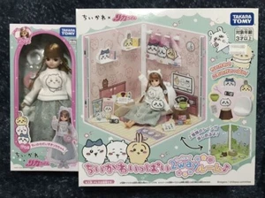 Takara Licca×Chiikawa collaboration Licca-chan Doll Chiikawa full 2way room 2set - Picture 1 of 9