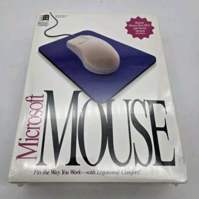 MICROSOFT MOUSE 2.0 PS2 And Serial VERSION 3.5 Vintage - Image 1 of 4
