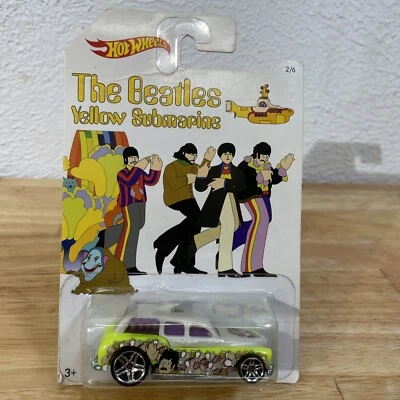 Coche submarino amarillo Hot Wheels The Beatles Cockney Cab II - A2 Foto 1 de 4