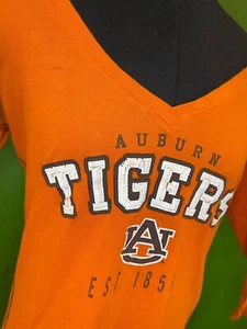 NCAA Auburn Tigers 5th & Ocean V-Neck L/S T-Shirt Women's Medium - Picture 1 of 2
