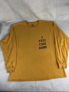 Me siento como Kobe camisa de manga larga Kanye West mamba talla XL Yeezy 100% auténtica - Imagen 1 de 9