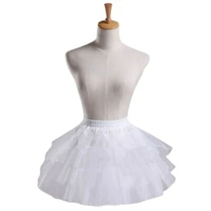 Flower Girls Petticoat with 3 Layers Slip Elastic Child's Crinoline Underskirt - Picture 1 of 10
