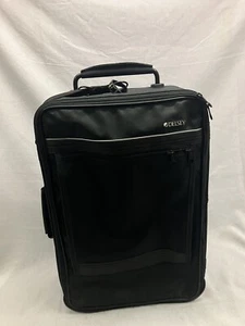 Vintage Delsey 21” Black Roller Carry On Luggage Model 4454 - Picture 1 of 14