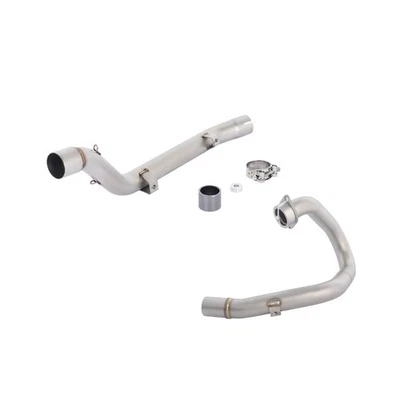 Tubo de escape de enlace medio de cabezal delantero para Suzuki DRZ400S DRZ40 E DRZ400 SM2000-2024 Foto 1 de 4