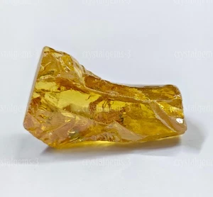 Forma áspera de circón amarillo de 275 quilates sin cortar para piedras preciosas sueltas - Imagen 1 de 5