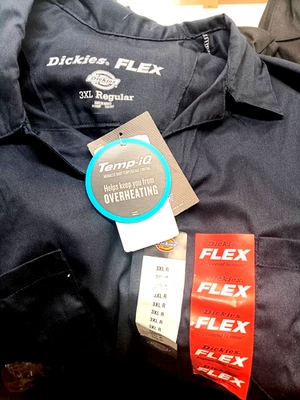 Mono Dickies Flex Azul S/S Cremalleras Bolsillos Absorbente de Humedad Talla 3XL NUEVO CON ETIQUETAS NUEVO Foto 1 de 3