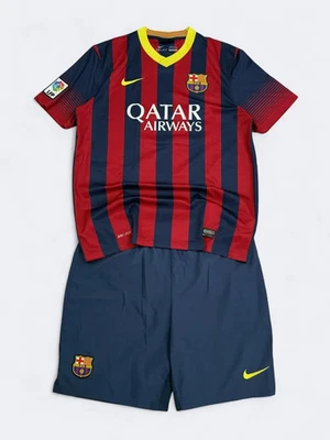 Camiseta y pantalones cortos Barcelona Home 2013 2014 talla L Foto 1 de 4