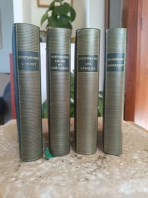 DOSTOÏEVSKI, Ensemble De 4 Volumes Des éditions de la Pléiade - Photo 1/4