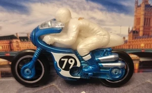 HOT WHEELS 2024 190/250 1966 TRIUMPH TIGER MOTORCYCLE No Packaging blue version - Picture 1 of 2