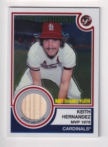 Topps Pristine Legends 2005 MVP juego usado reliquia de murciélago #VP-KH KEITH HERNANDEZ - Imagen 1 de 2