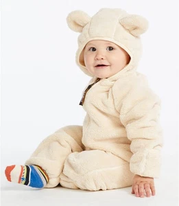 LL Bean Hi-Pile Orso in Pile Naturale Bambino 12-18 Mesi 244704 - Foto 1 di 9