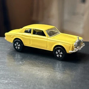 PLAYART DIECAST HONG KONG ROLLS ROYCE SILVER SHADOW, YELLOW Nice ORIGINAL - Picture 1 of 24