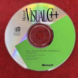 Microsoft Visual C++ for MS-DOS & Windows Versions 1.52 CD Disc ONLY - Picture 1 of 4