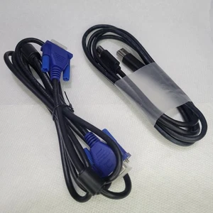 HOTRON E246588 20276 30V 15-Pin Male/Male Monitor Cable 6FT & USB 6FT - Picture 1 of 6