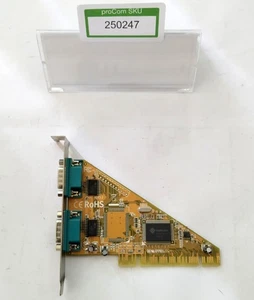 Sunix / SUN1889 / PCI / 2 Port Serial / Parallel Controller / RS232 Karte - Zdjęcie 1 z 4