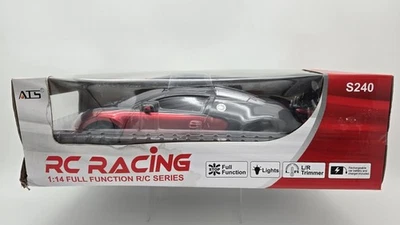 Ats Radio Control Car Bugatti Veyron 1:14 Scale Lights, Rechargeable Battery New - Image 1 of 4