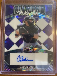 2024 Leaf Metal Caden Bodine Auto 3/7 Diamond Wonders Coastal Carolina Orioles - Bild 1 von 2