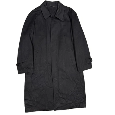 Coppley 100% Cashmere Coat Black Long Overcoat Top Coat  44 R XL - Image 1 of 4