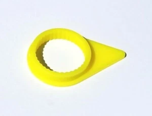 MVP 100 Pack Fluorescent Yellow Loose Wheel Lug Check Indicator for 22mm Nuts - Picture 1 of 1