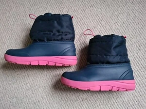 Kinder ALDI Winterstiefel, Größe Eur 34, marine/rosa - Bild 1 von 7