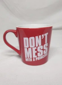 Star Wars Prinzessin Leia rot Tasse "Don't Leg with a Princess" - Bild 1 von 5