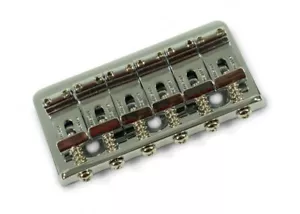Kluson Hardtail Vintage Stratocaster Style Fixed Guitar Bridge • 11.3mm • Chrome - Picture 1 of 1